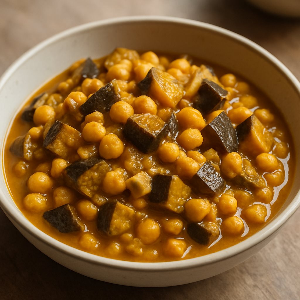 Eggplant Curry with Chickpeas