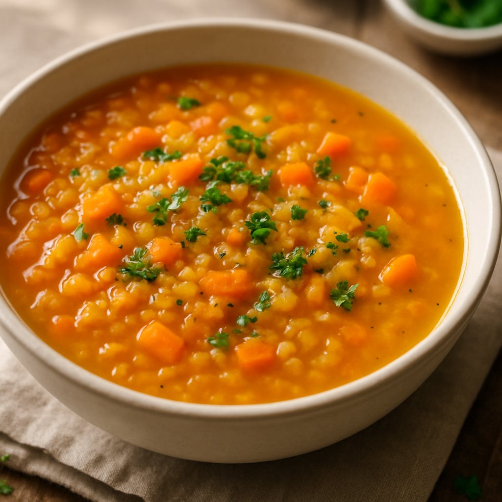 Red Lentil Soup with Carrot